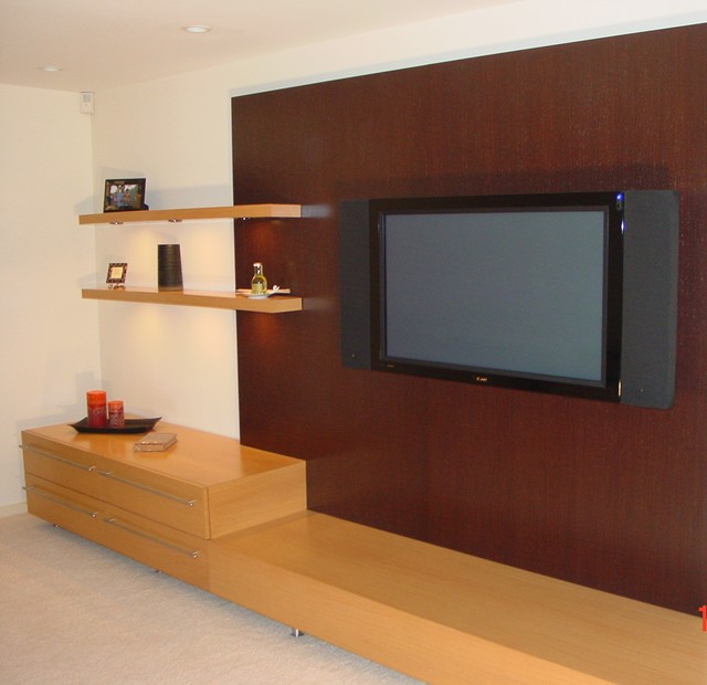 Master Bedroom TV Unit - Modern - Bedroom - Philadelphia - by Carmana  Designs, Ltd. | Houzz
