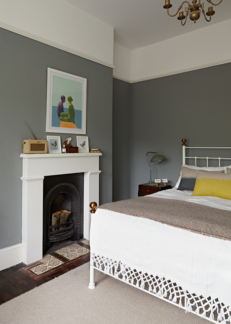 MASTER BEDROOM | Warm Greys & Vintage Touches - Victorian - Bedroom ...