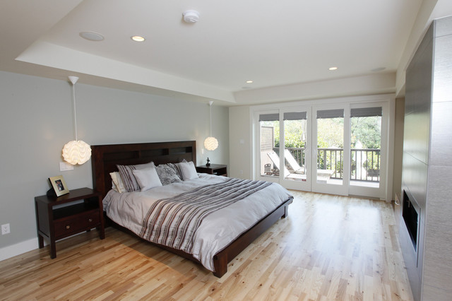 Master Suite Build Out Master Bedroom Patio Doors Deck Contemporary Bedroom San Francisco By Bmf Construction Houzz