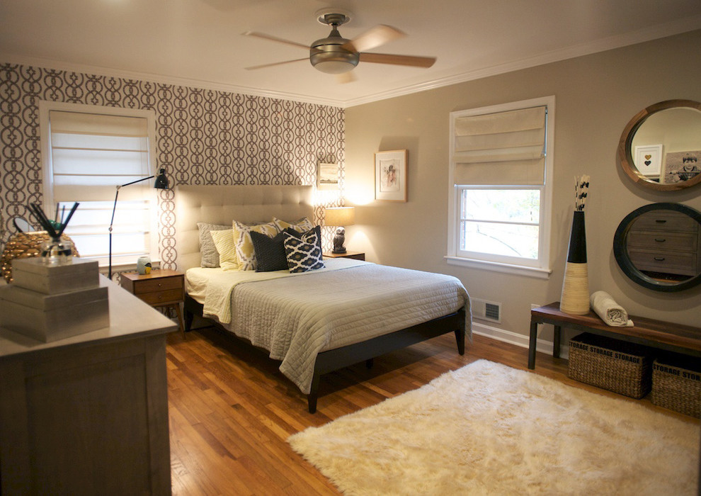 Inspiration for an eclectic bedroom remodel in Atlanta