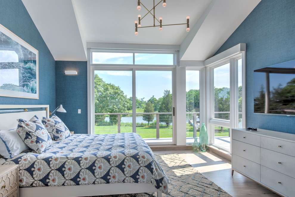 Mattituck Waterfront Costero Dormitorio Nueva York de Foley Fiore Architecture Houzz