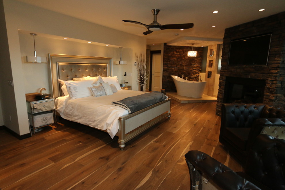 McBain Residence hardwood, tile, granite, heated floor,