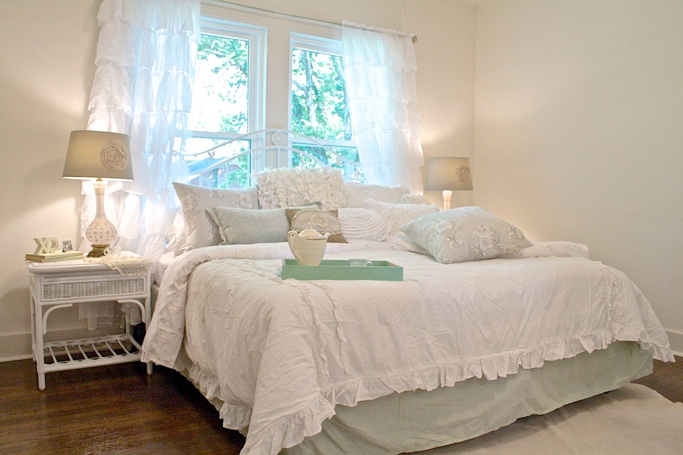 Inspiration for a large romantic bedroom in Nashville.