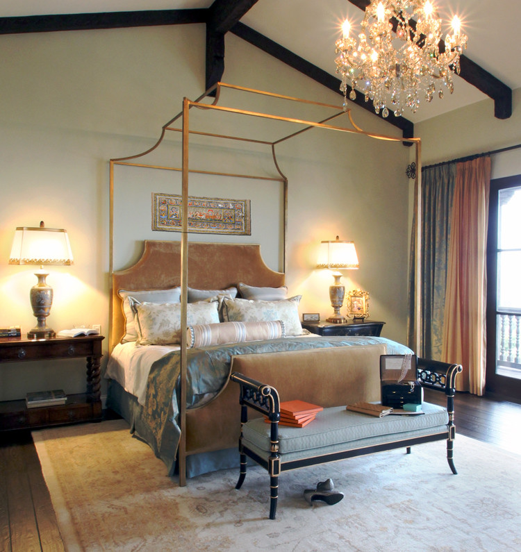 This is an example of a mediterranean bedroom in Los Angeles.