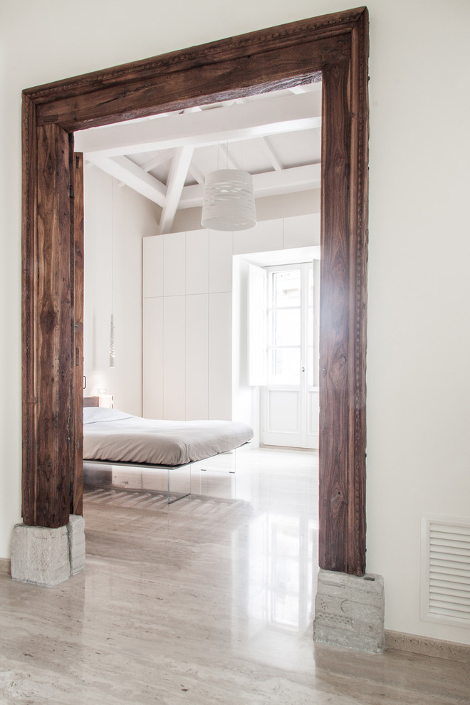 Inspiration for an industrial bedroom remodel in Venice