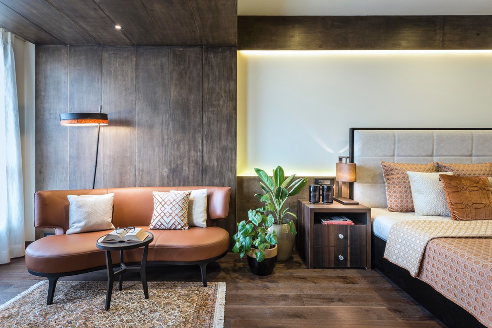 MEGHDOOT Mumbai Apartment Asian Bedroom Mumbai by STUDIO