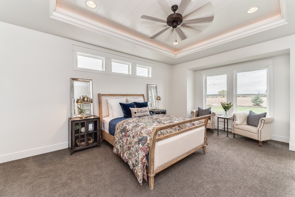 Meridian, Idaho Clark Falls Modern Farmhouse Farmhouse Bedroom