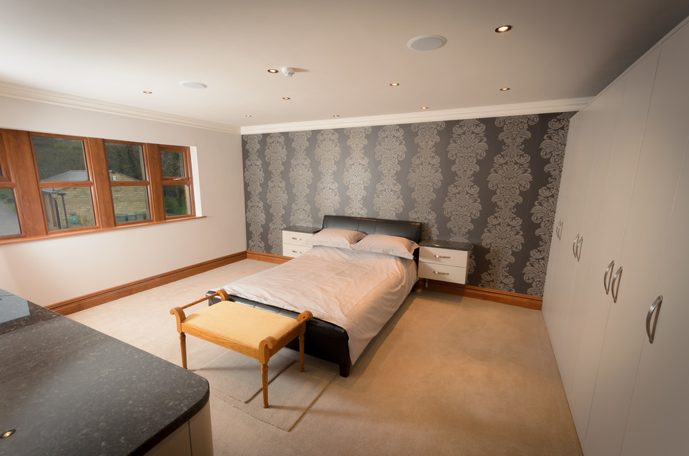 Modernes Schlafzimmer in Manchester