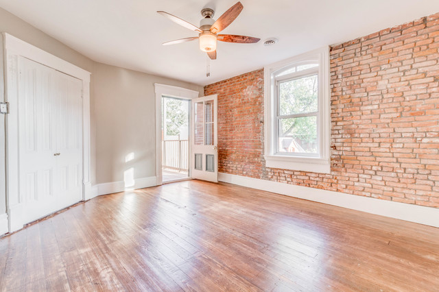 Middle Exposed Brick Historic Bedroom & Deck 1860s Historic Mansion ... - Middletown Mansions With Exposed Brick