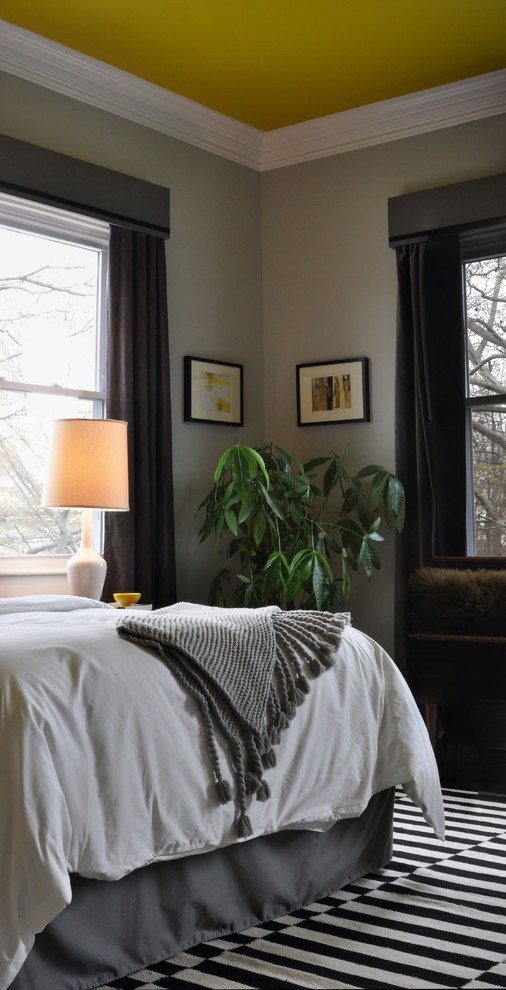 Minimalist bedroom photo in Philadelphia