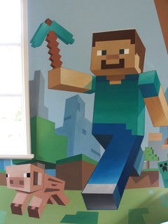 Sticker murale 3D di Minecraft