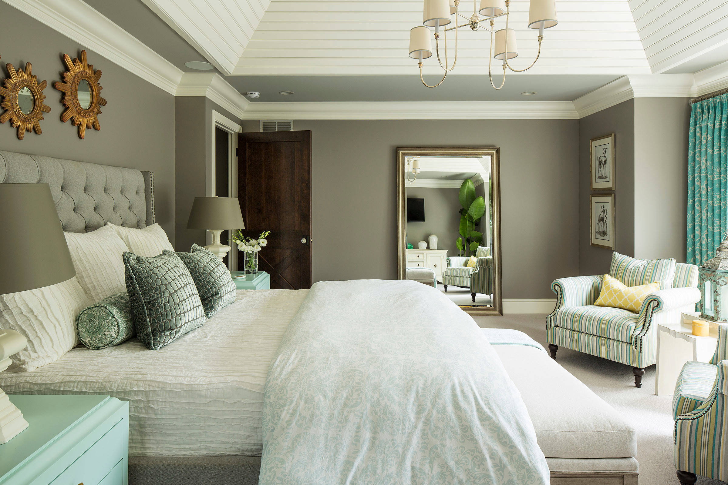 Aqua Bedroom Houzz