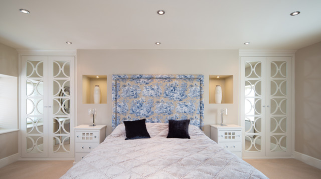 Mirrored Wardrobes with Fretwork - Transitional - Bedroom - Other - by  Acastrian Bespoke Fitted Furniture | Houzz IE