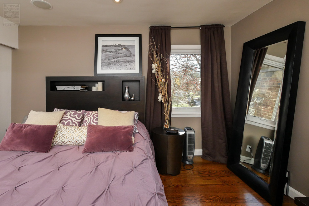 Modern Bedroom with New Casement Window Bedroom New York by