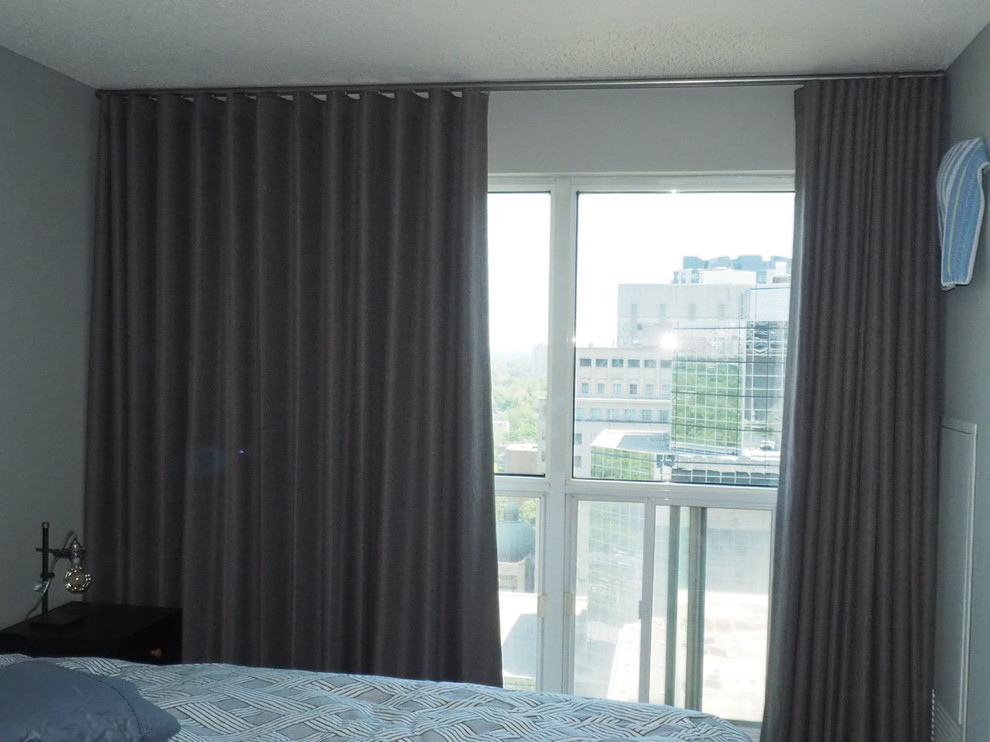 Modern Condos Blind Solutions Contemporary Bedroom Toronto by