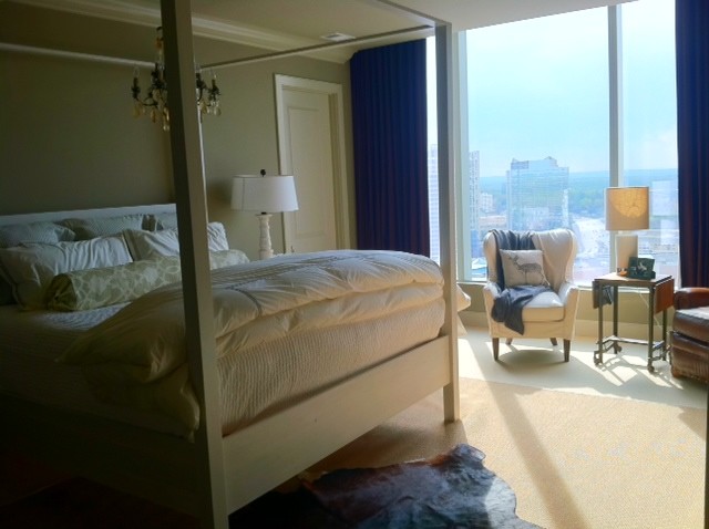Eclectic bedroom in Atlanta.
