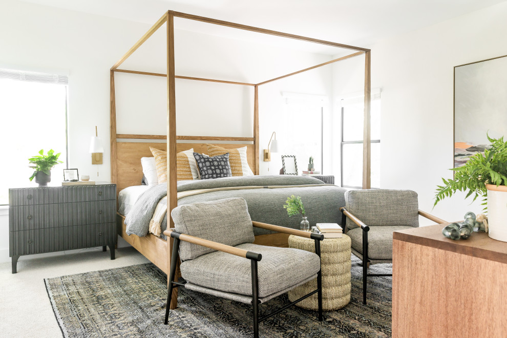 Modern Family Home - Scandinavian - Bedroom - Dallas - by Lark Interior ...