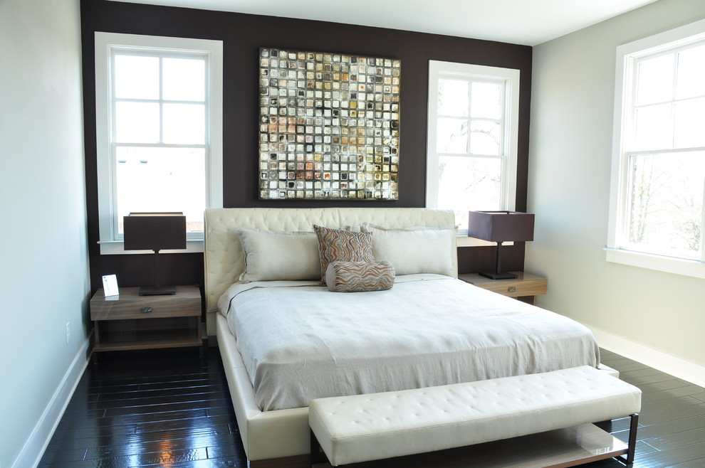 Bedroom - contemporary bedroom idea in Atlanta