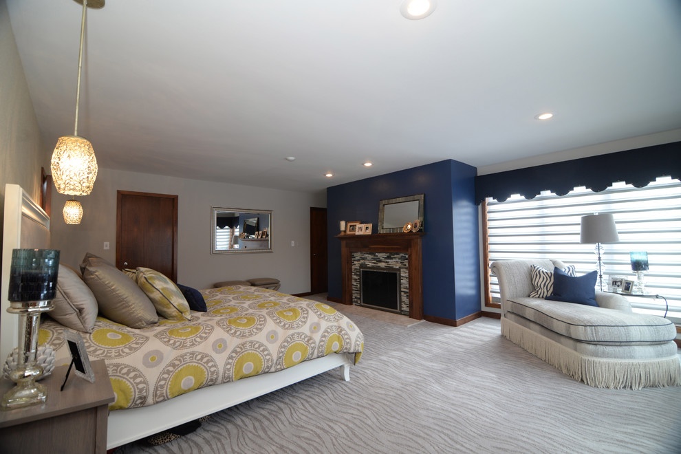 This is an example of a classic bedroom in Chicago.
