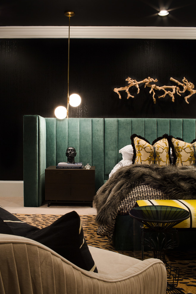 Modern Retro Guest Suite Modern Bedroom Atlanta by FORBES