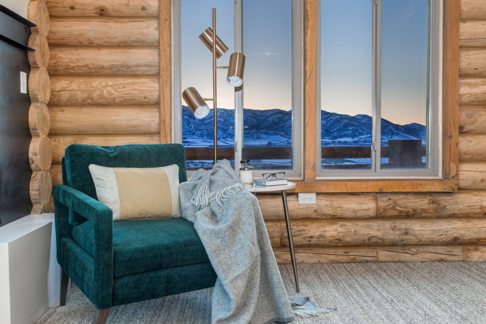 Modern Rustic Log Home Furniture Project on a Dime! Modern Bedroom