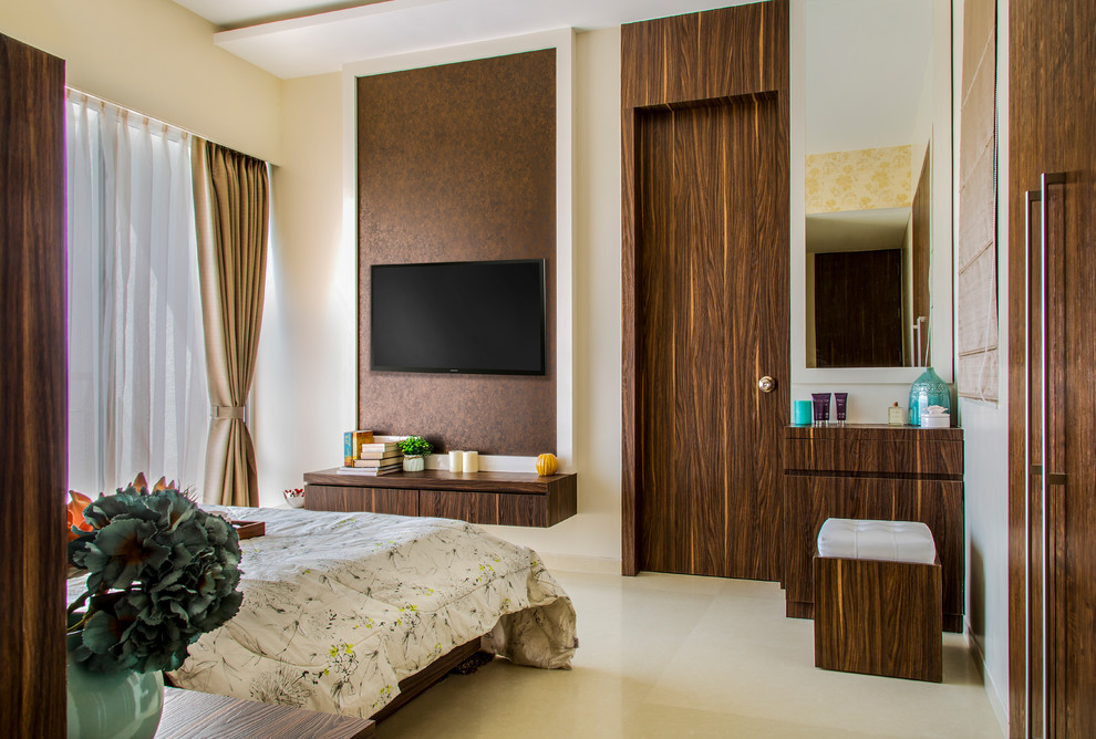 Minimalist bedroom photo in Bengaluru