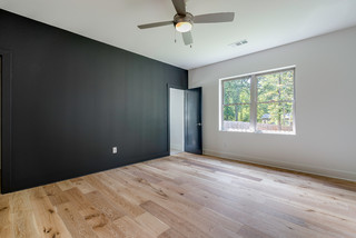 おしゃれなモダンスタイルの寝室 黒い壁 の画像 21年7月 Houzz ハウズ