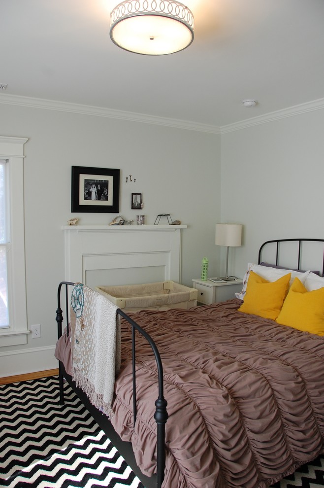 Bedroom - eclectic bedroom idea in Raleigh