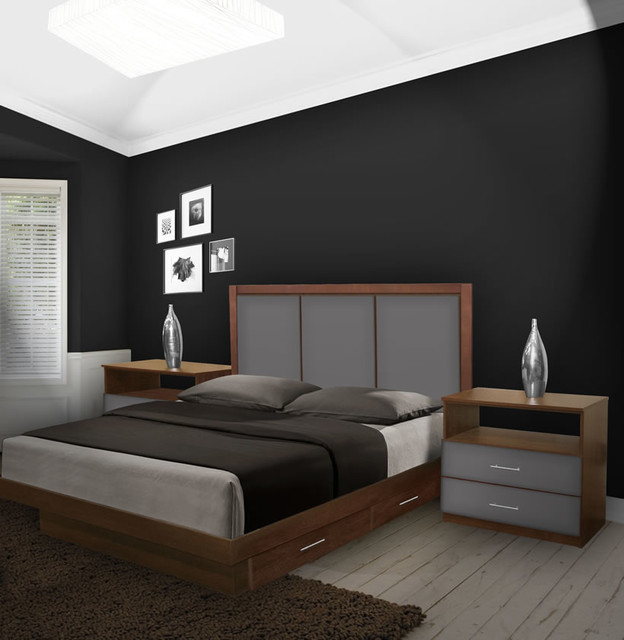 Monte Carlo Style Modern Bedroom Sets With Storage Modern Bedroom