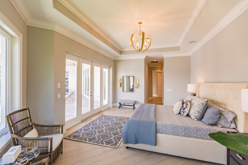 Moon Court Transitional Bedroom Miami by WJS Group LLC Houzz
