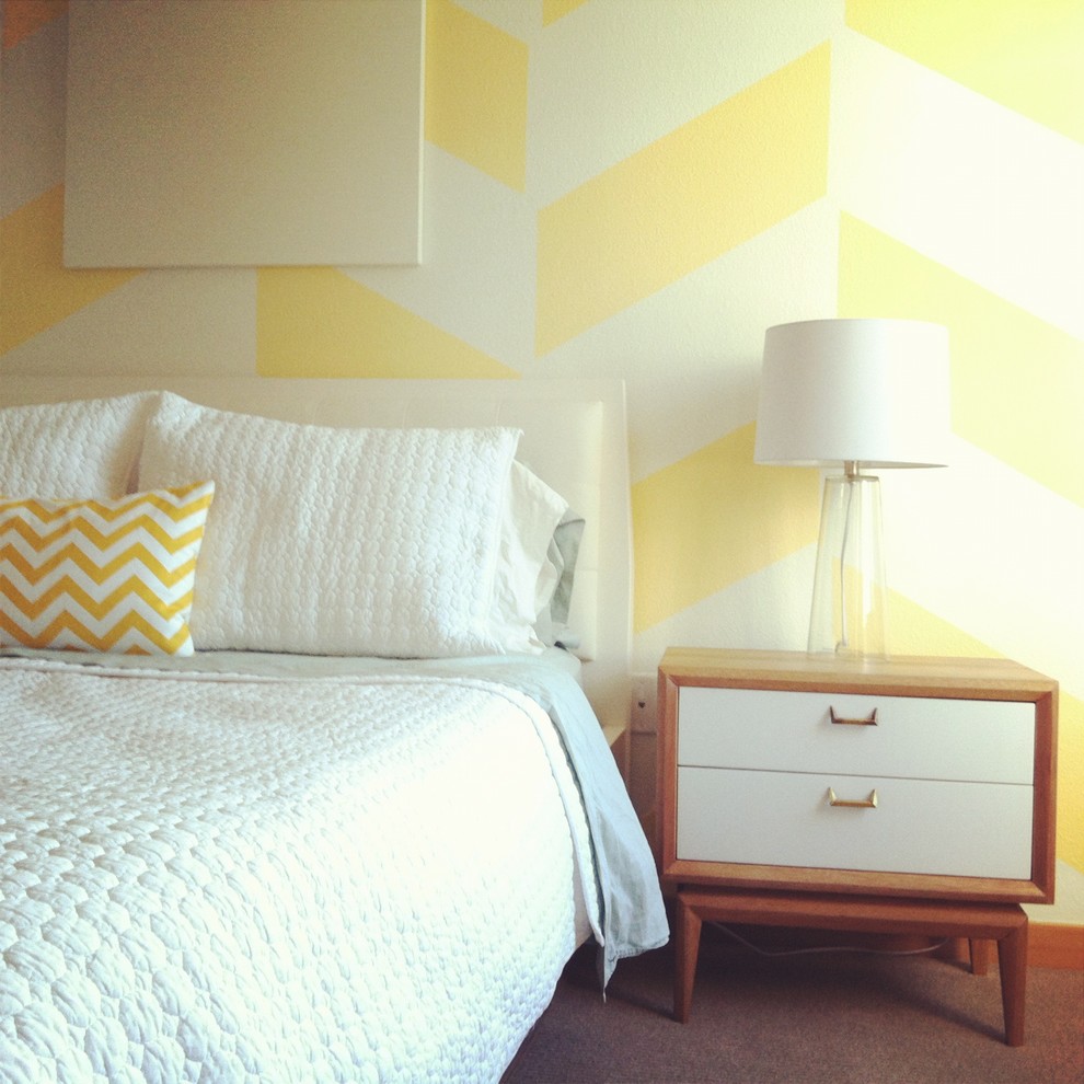 Trendy bedroom photo in Portland