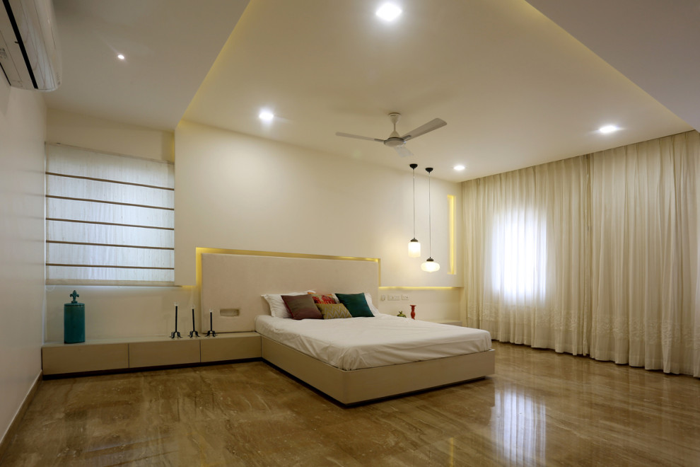 Asiatisches Schlafzimmer in Hyderabad