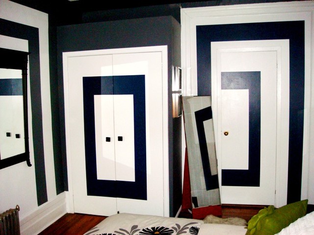 MRH Interior: Graphic Paint Design Bedroom - Contemporary - Bedroom