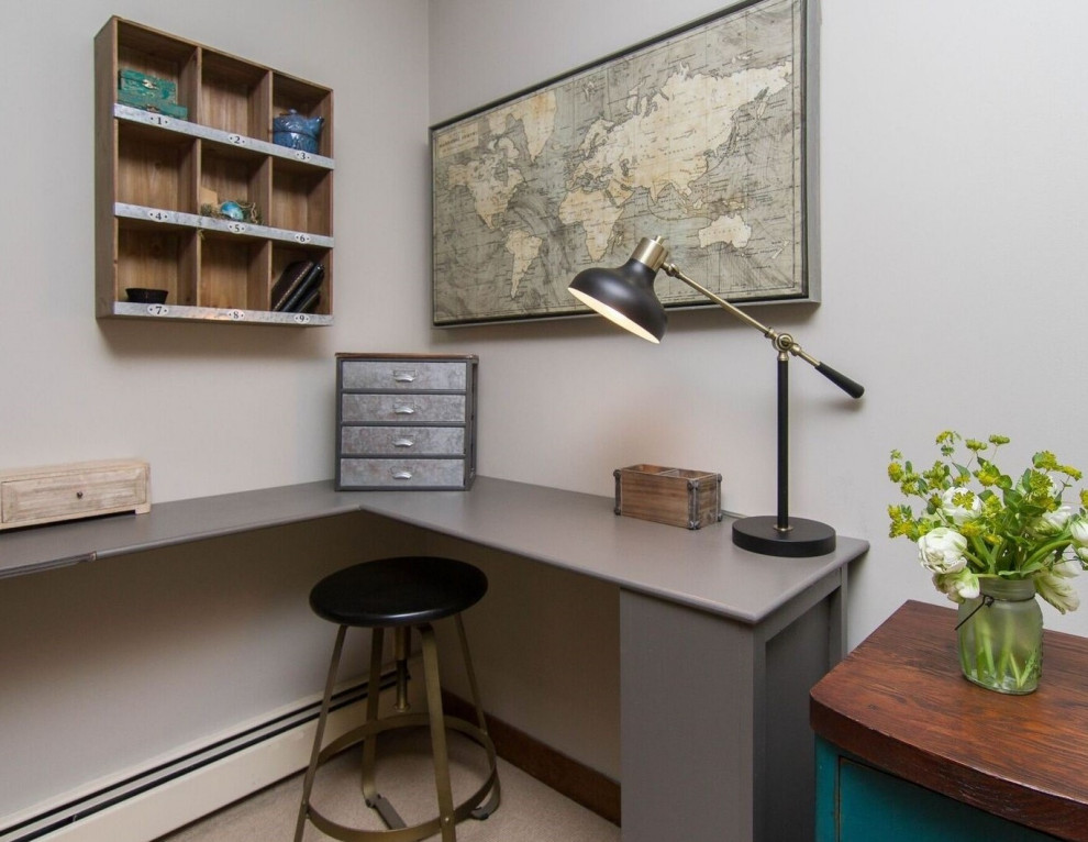 Multipurpose Bedroom with Work Area and Reading Nook Before & After