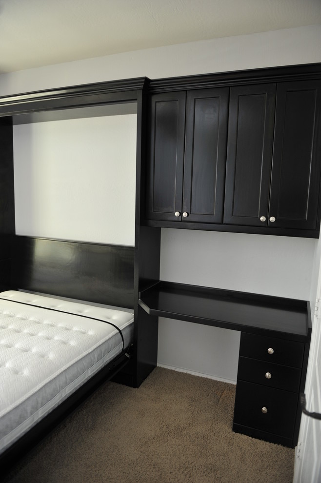 Murphy Wallbed and small home office Contemporary Bedroom Phoenix