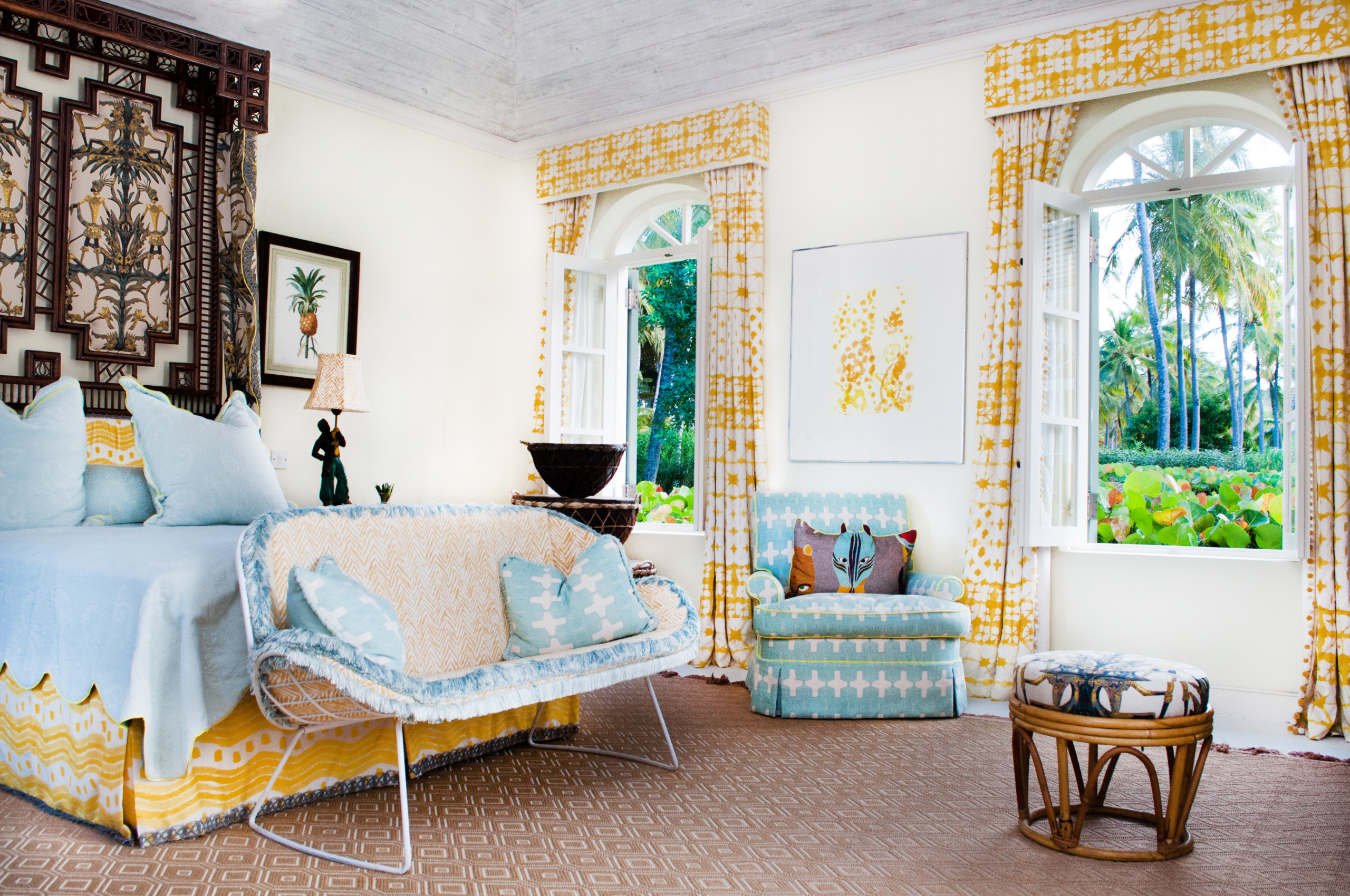 Mustique: Island Living with Tommy Hilfiger Style - Beach Style - Bedroom -  New York - by Tiger Lily's Greenwich | Houzz