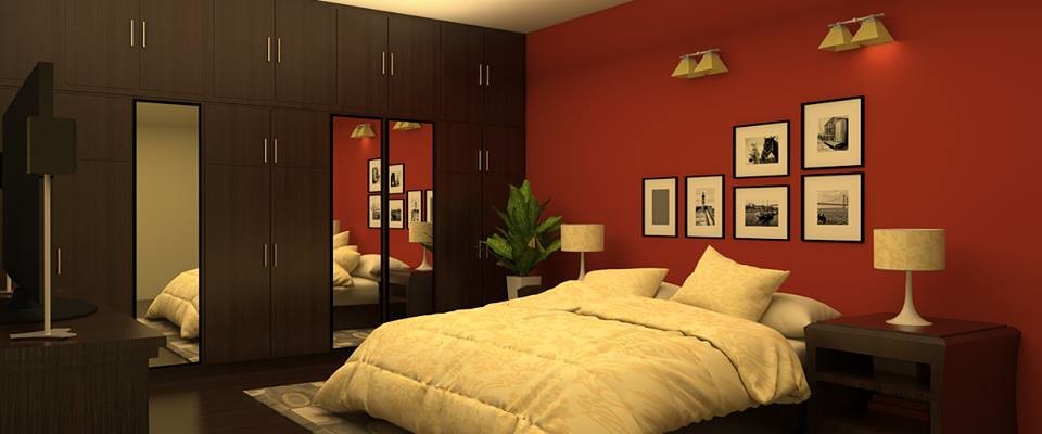 Bedroom - modern bedroom idea in Indianapolis