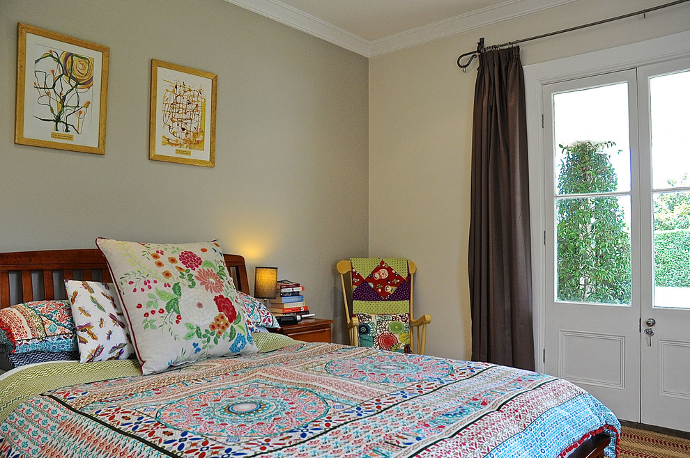 This is an example of a bohemian bedroom in Adelaide.