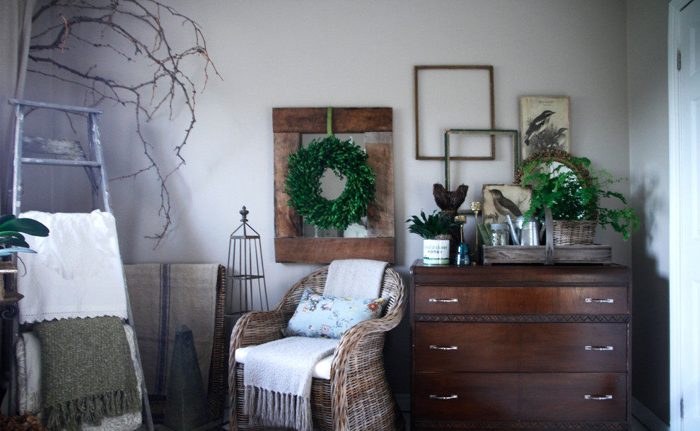 Bohemian bedroom in Toronto.