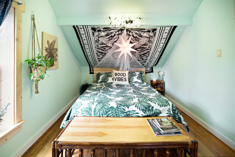 Design ideas for an eclectic bedroom in Nashville.