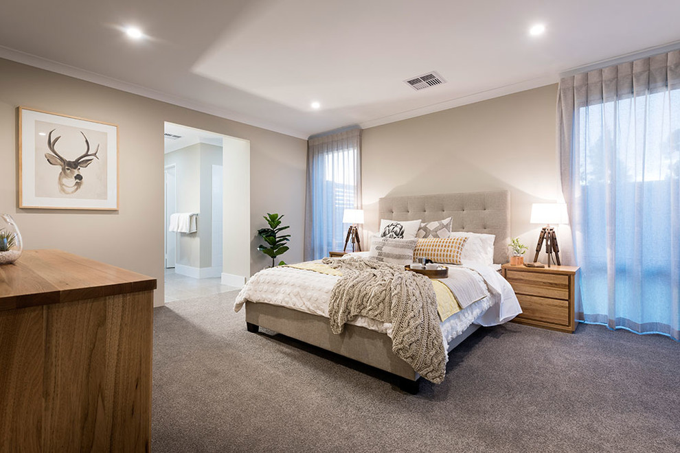 Scandi bedroom in Perth.