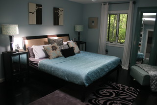 25 Edgy Color Blocking Ideas For Bedrooms - DigsDigs