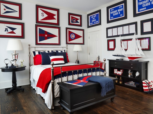 Nautical Navy - Traditional - Bedroom - Other - by Cottage Company