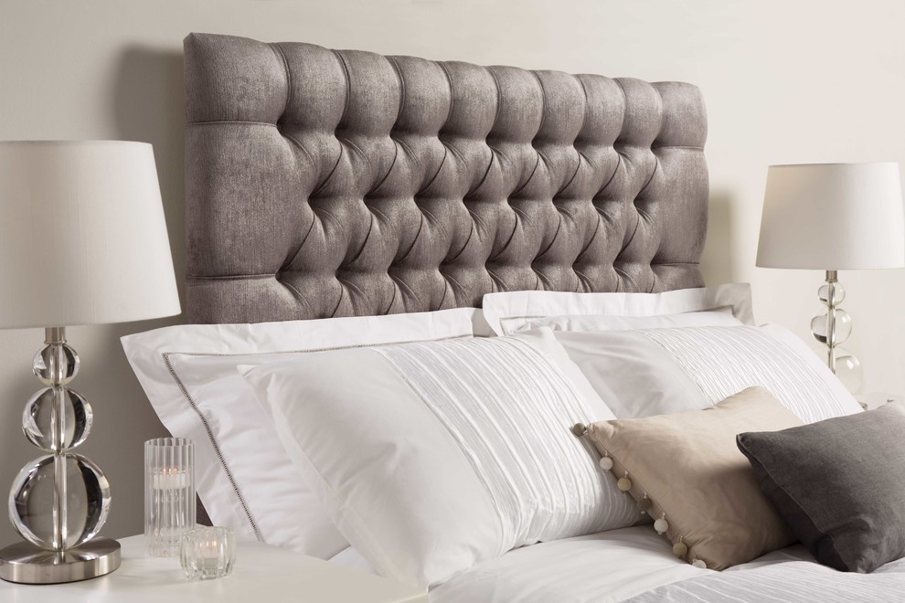 Inspiration for a contemporary bedroom remodel in West Midlands