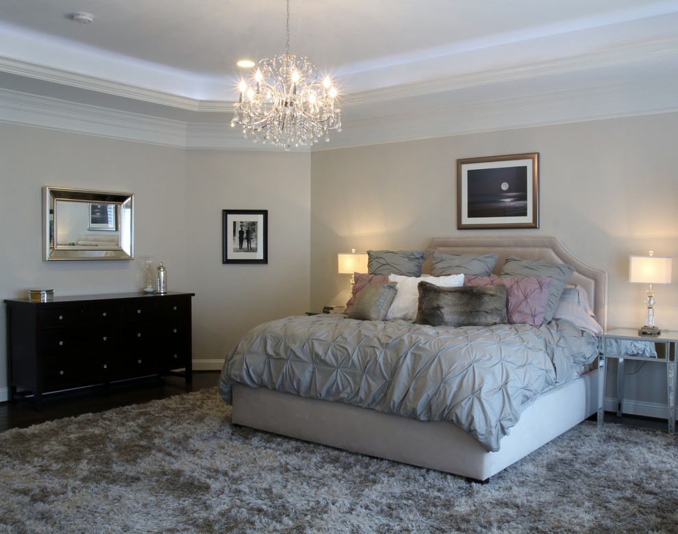 Inspiration for a transitional bedroom remodel in DC Metro