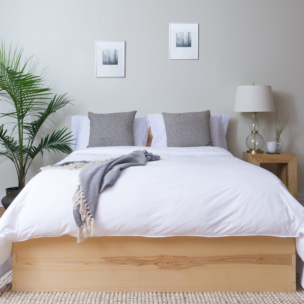 Foto di una camera da letto minimalista