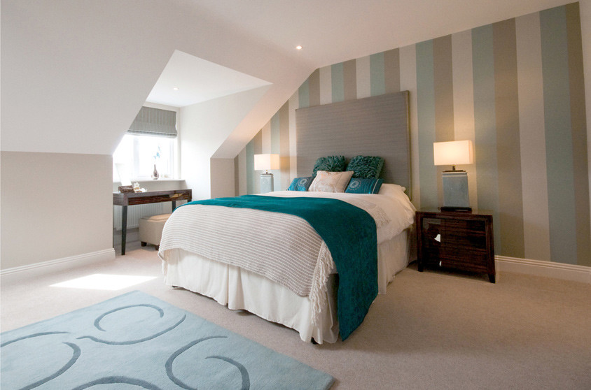 Example of a minimalist bedroom design in Dublin