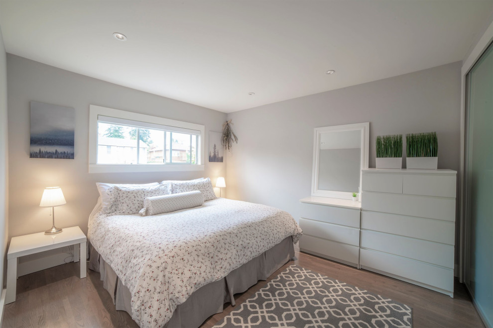 Kleines Modernes Hauptschlafzimmer in Vancouver