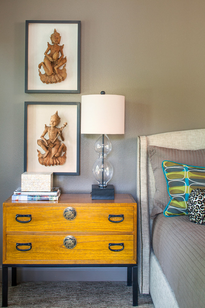 Inspiration for a transitional bedroom remodel in Austin