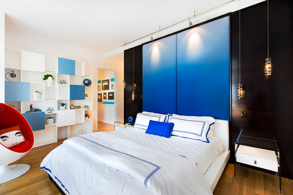 New York City Condo Contemporary Bedroom New York by Interior